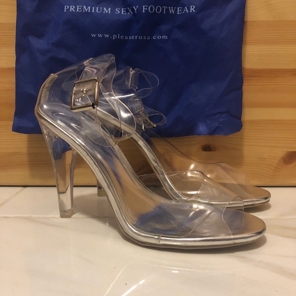 Clear Ankle Strap Sandal